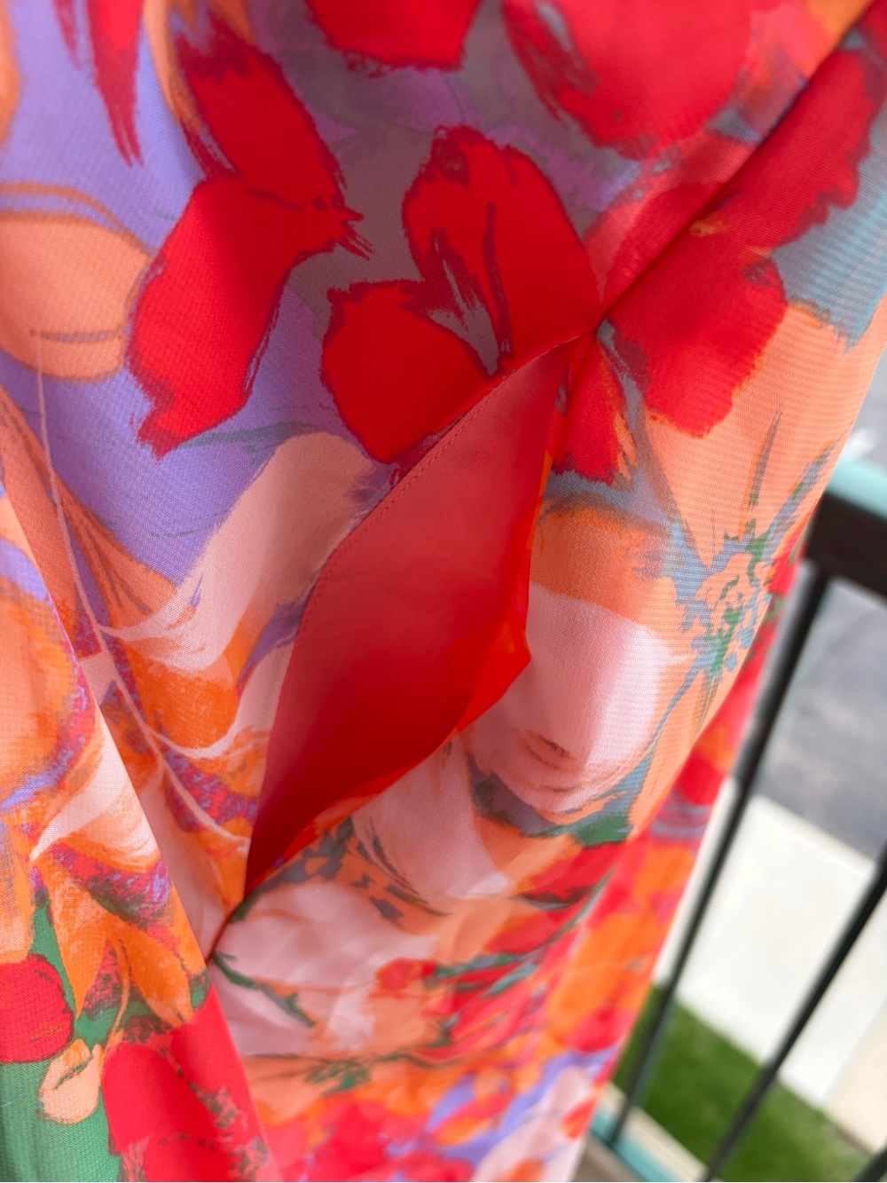 ๐๐VinceCamuto Floral Wide Leg Jumpsuit Waist Maxi Romper Size 6 Summer Vacation - Picture 10 of 17
